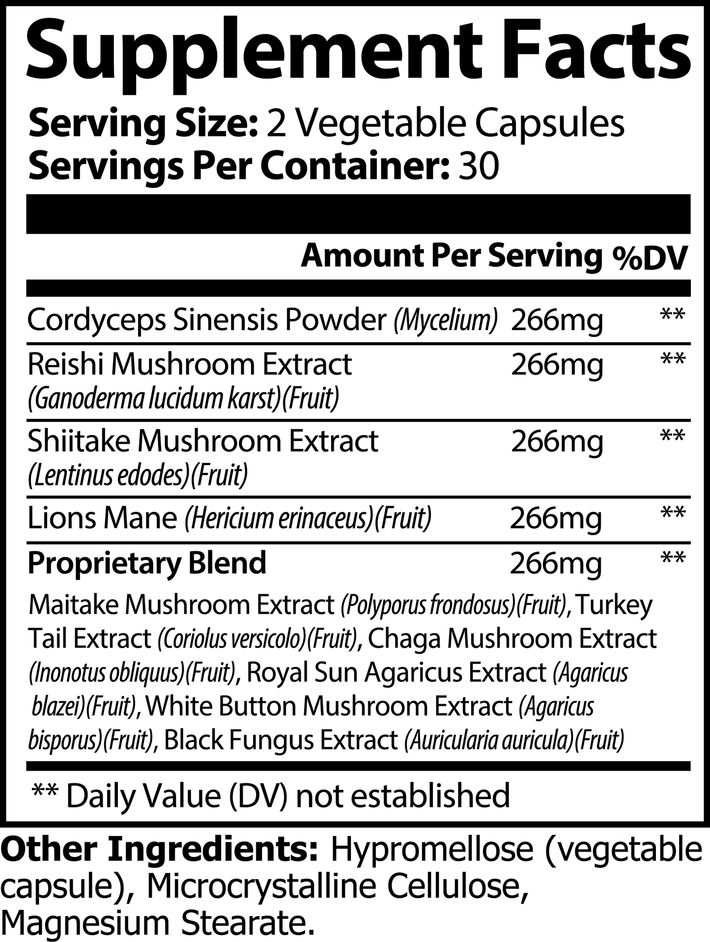 Mushroom Beauty Blend