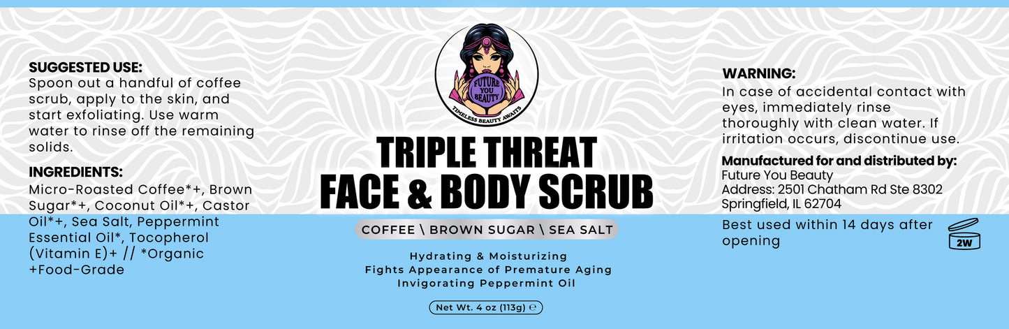 Triple Threat Face & Body Scrub